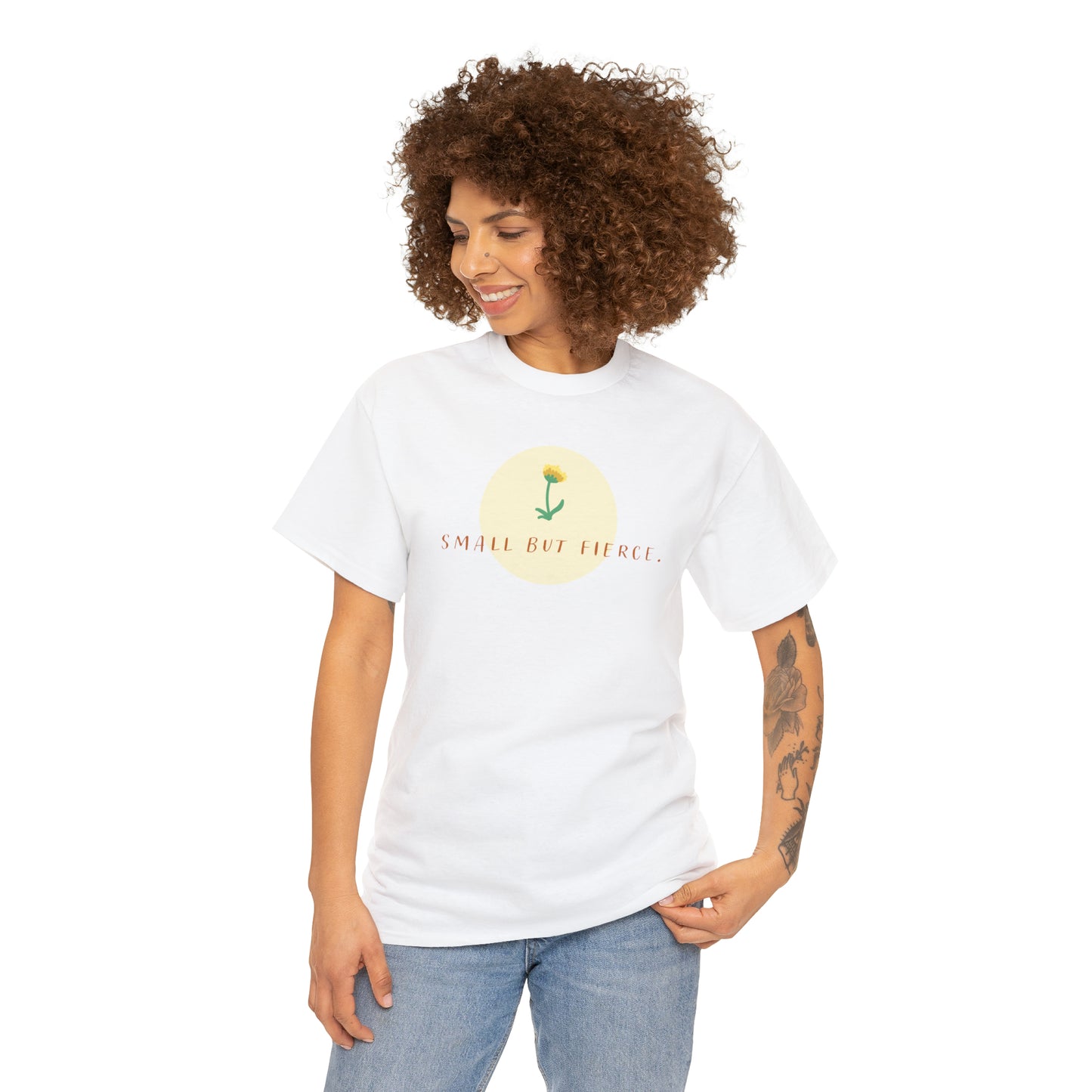 Small But Fierce ! Girl Power Cotton T-Shirt