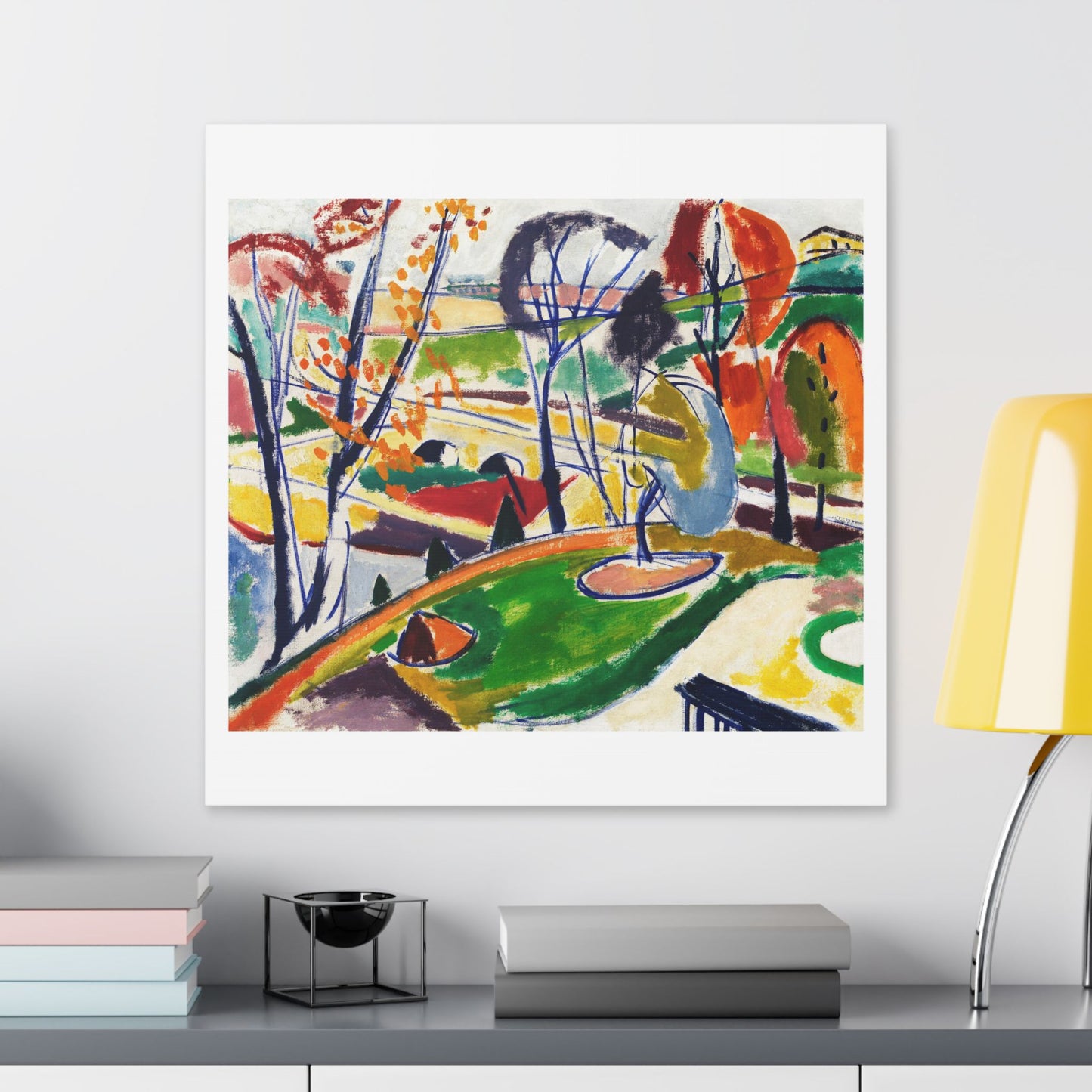 Décor Plat (1915) by Henry Lyman Sayen, from the Original, Canvas Art Print