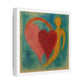 Love and Life in the Art Style of Helen Frankenthaller 'Designed by AI' Canvas Art Print