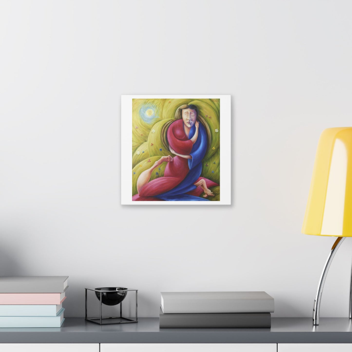 The Eternal Embrace 'Designed by AI' Canvas Art Print