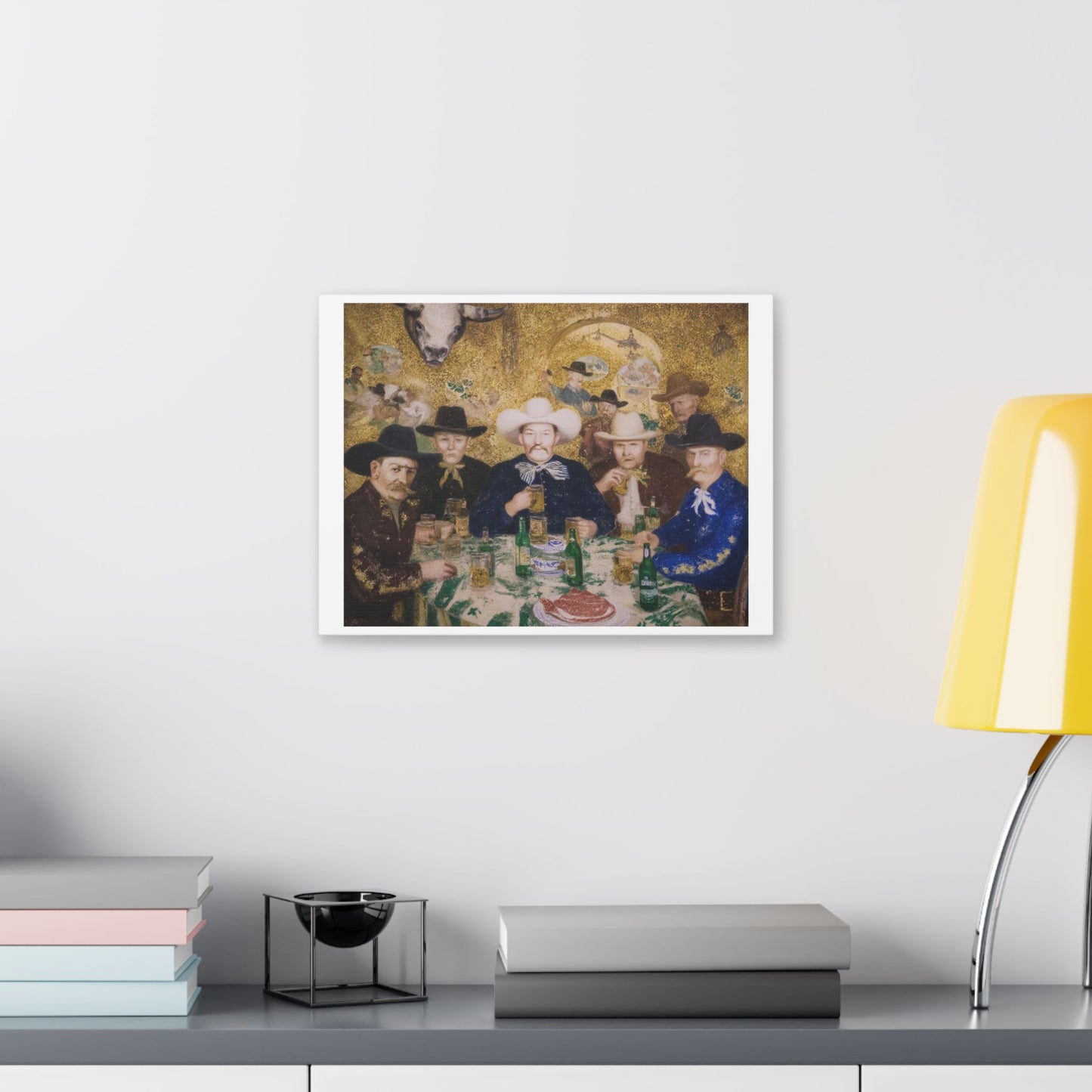 How the West Was Won VI 'Designed by AI' Canvas Art Print