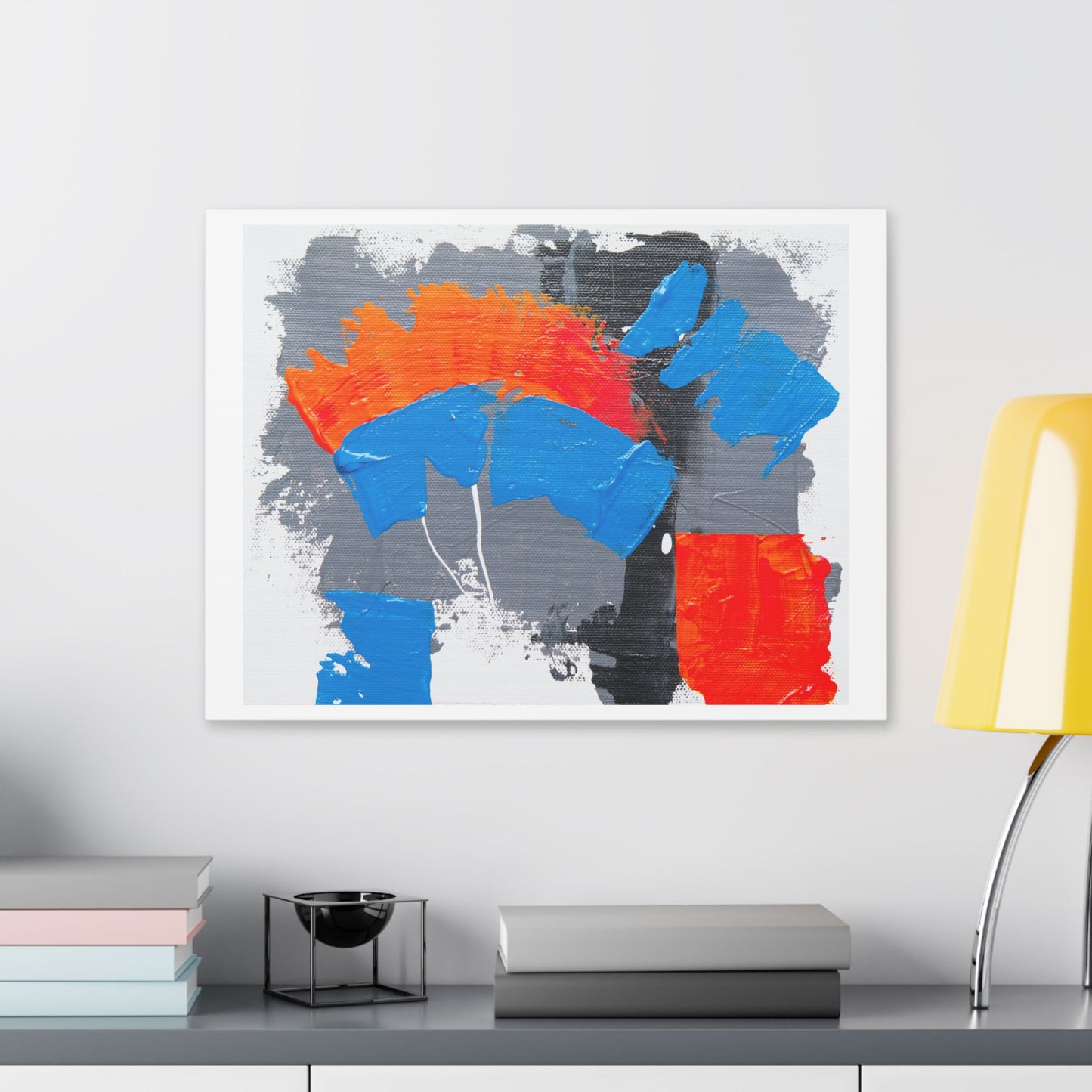Bold Abstract Palette Knife Painting II, Canvas Art Print