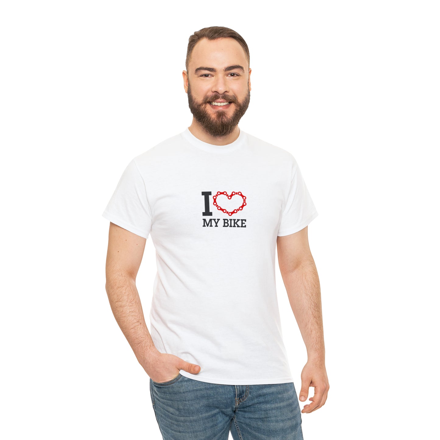 I Love My Bike T-Shirt Biker Gift