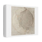Quiet Limestone Orbit, Large Decor Art Print on Canvas