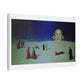 What's That Coming Over the Hill? 19th Century Pastel Art 'Designed by AI' Print on Canvas