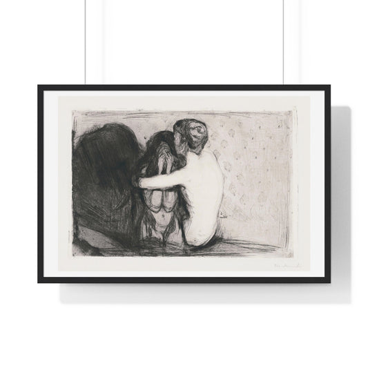 Consolation (1894) by Edvard Munch Framed Art Print