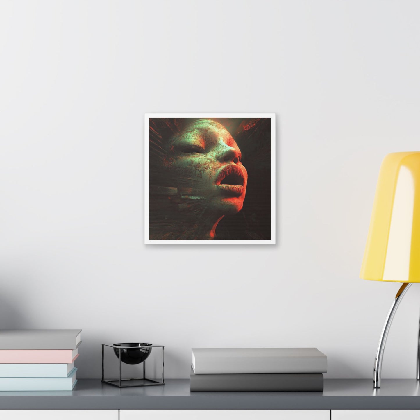 Red Shift Desire 'Designed by AI' Canvas Art Print