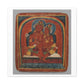 Initiation Card 'Tsakali' Avalokitesvara (circa 1420), Tibet, Art Print from the Original on Canvas