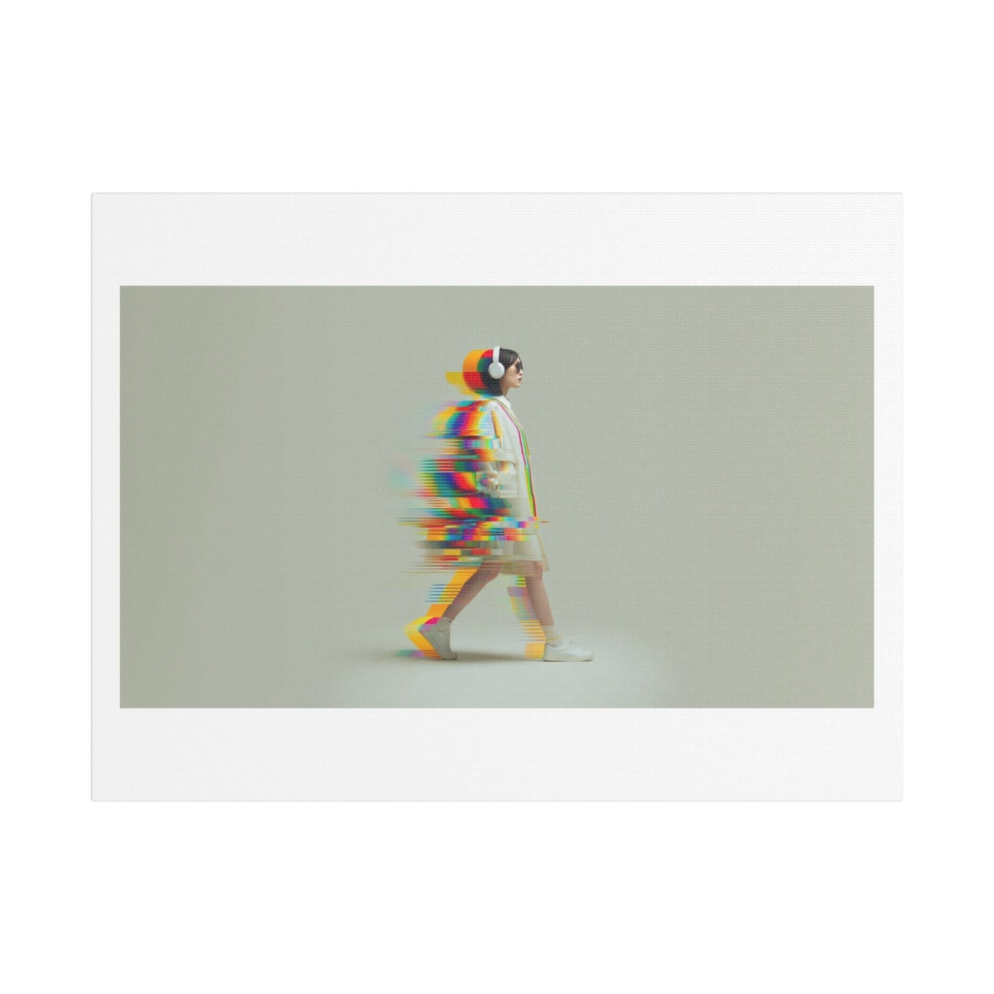 There's a Difference Between Knowing the Path and Walking the Path 'Designed by AI' Art Print on Canvas