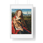 Virgin and Child in a Landscape (1480–90) by Master of the Legend of Saint Lucy, from the Original, Framed Art Print