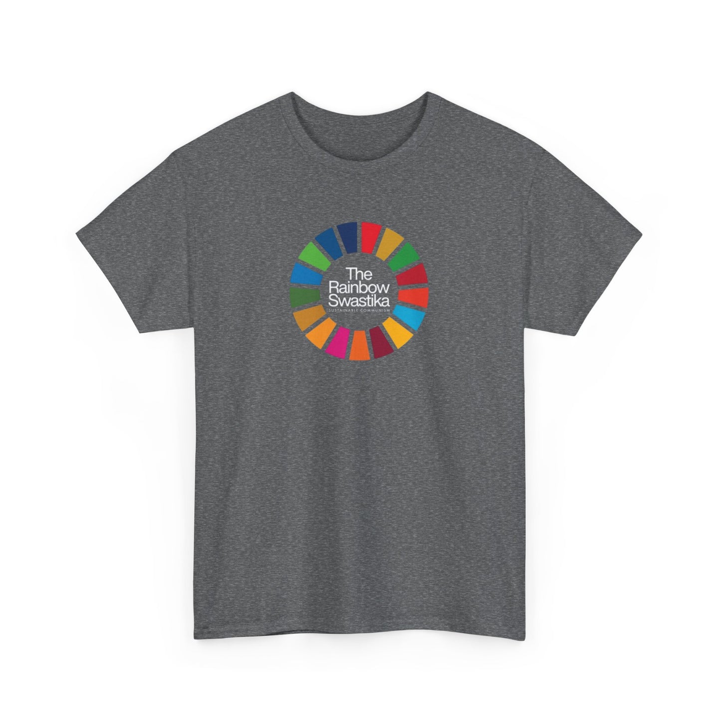 Sustainable Communism, Rainbow Swastika, Climate Scam T-Shirt