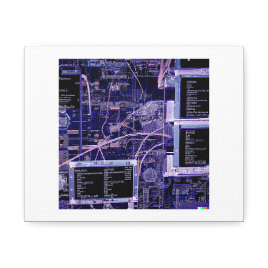 Inner Workings Of An AI Computer Programme 'Designed by AI' on Canvas