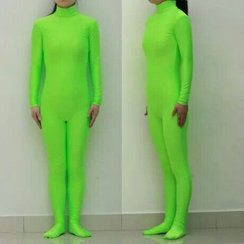 Fluorescent Women's Lycra Bodysuit, Candy Colours