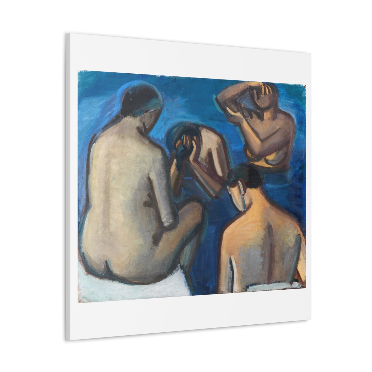 After the Bath (1924) by Vilhelm Lundstrom, Art Print from the Original on Satin Canvas