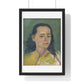 Portrait of a Woman (1920) by Arnold Peter Weisz Kubínčan, from the Original, Framed Art Print