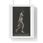 Woman Skipping, Collotype after Eadweard Muybridge (1887) from the Original, Wooden Framed Print