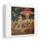 UFO Abductions in Medieval Art III 'Designed by AI' Print on Canvas