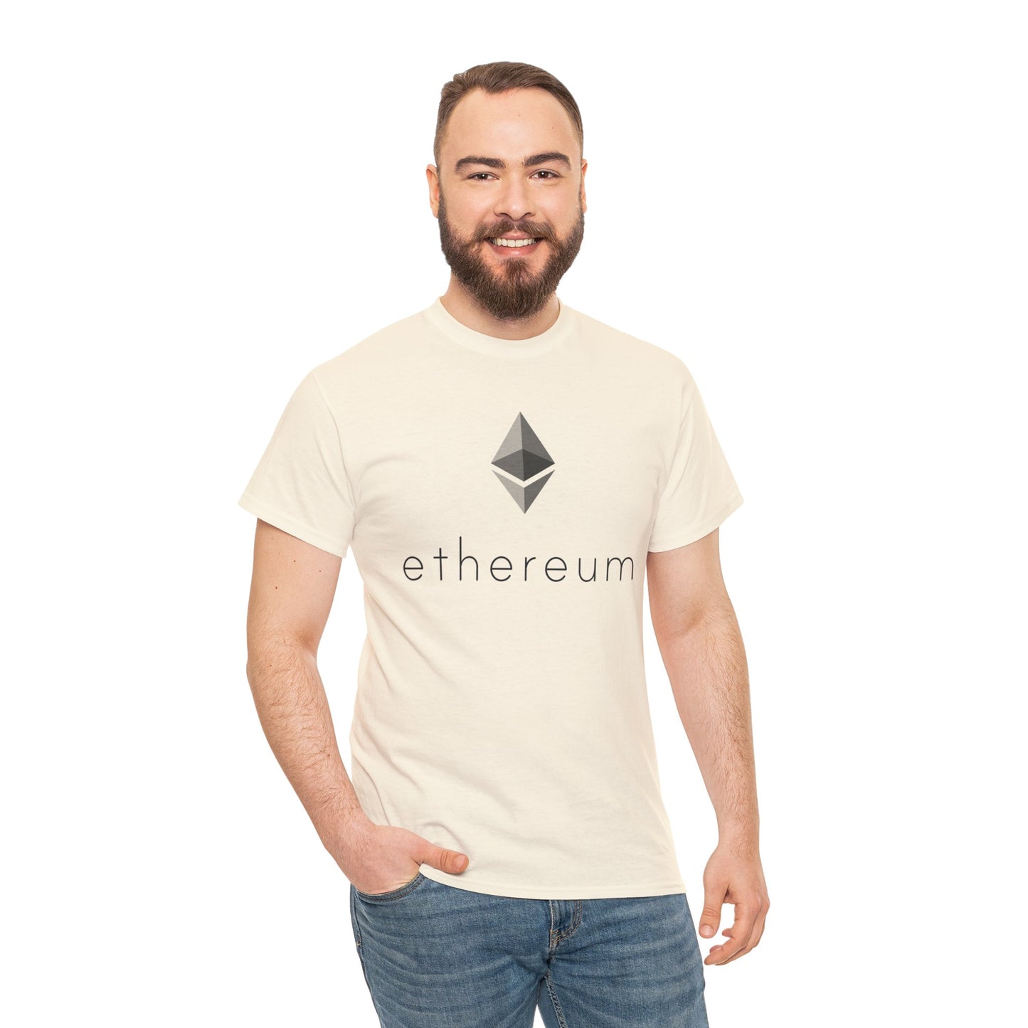 Ethereum #ETH Crypto Unisex Heavy Cotton T-Shirt