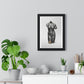 Basalt Statue of Aphrodite (circa AD 50-150) from the Original, Framed Art Print