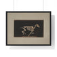 Skeleton of Horse Running, Leaving the Ground (circa 1881) by Eadweard Muybridge, from the Original, Framed Print