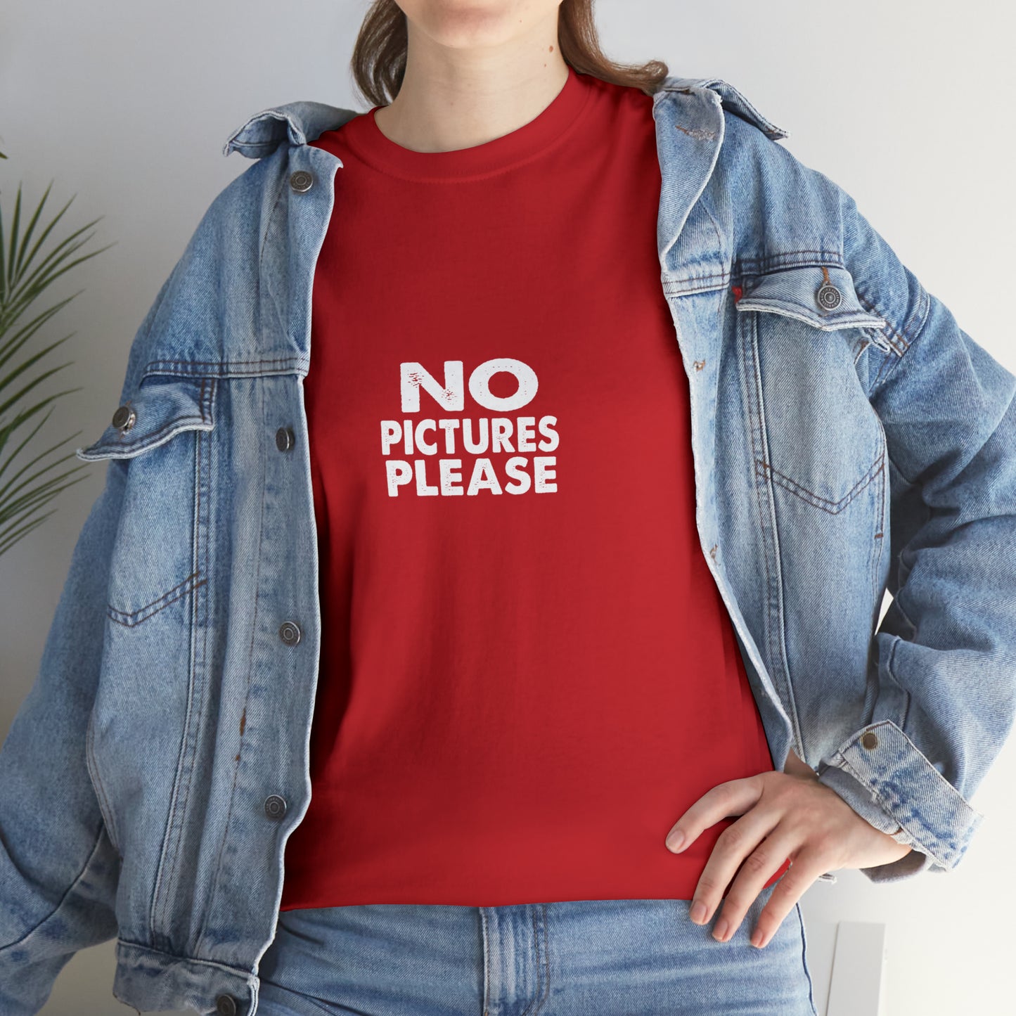 No Pictures Please Funny T-Shirt