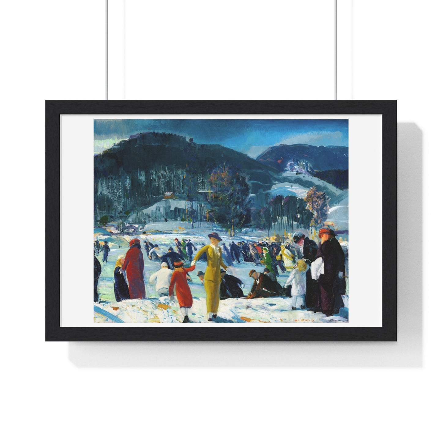 Love of Winter (1914) by George Wesley Bellows, from the Original, Framed Art Print