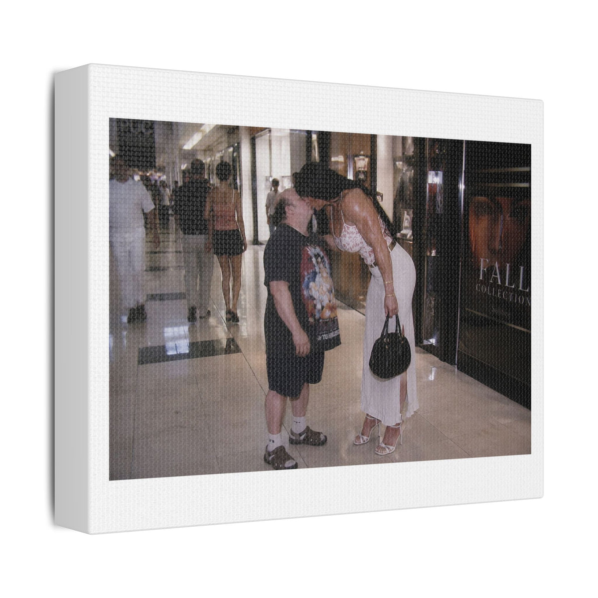 How Can You Tell When Art is AI-Generated? V 'Designed by AI' Art Print on Canvas