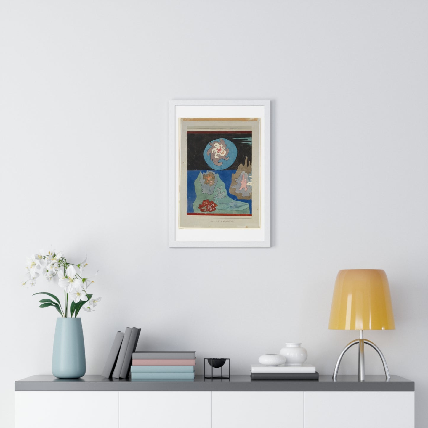 In the Land of Precious Stones (1929) by Paul Klee, from the Original, Framed Art Print