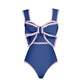 Women's One-Piece Classic Swimsuit with Matching Cover Up Skirt