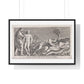 God Animates Adam and Operates on his Rib, Etching by Giovanni Leonetti after Carlo Cencioni after Nicola Pisano, Framed Print