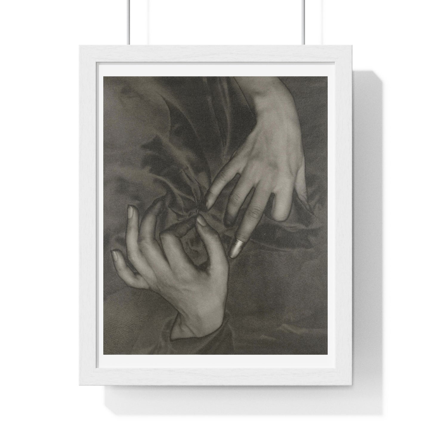 Georgia O’Keeffe Hands and Thimble (1919) by Alfred Stieglitz from the Original, Framed Art Print