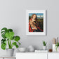 Virgin and Child in a Landscape (1480–90) by Master of the Legend of Saint Lucy, from the Original, Framed Art Print