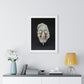 Head from a Figure, Mayan Sculpture (600–909) from the Original, Framed Print