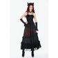 Dark in Love Dark Spliced Lace Maxi Skirt