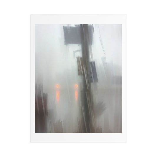 Faded Pastel Abstract Decor Art VI 'Designed by AI' Print on Canvas