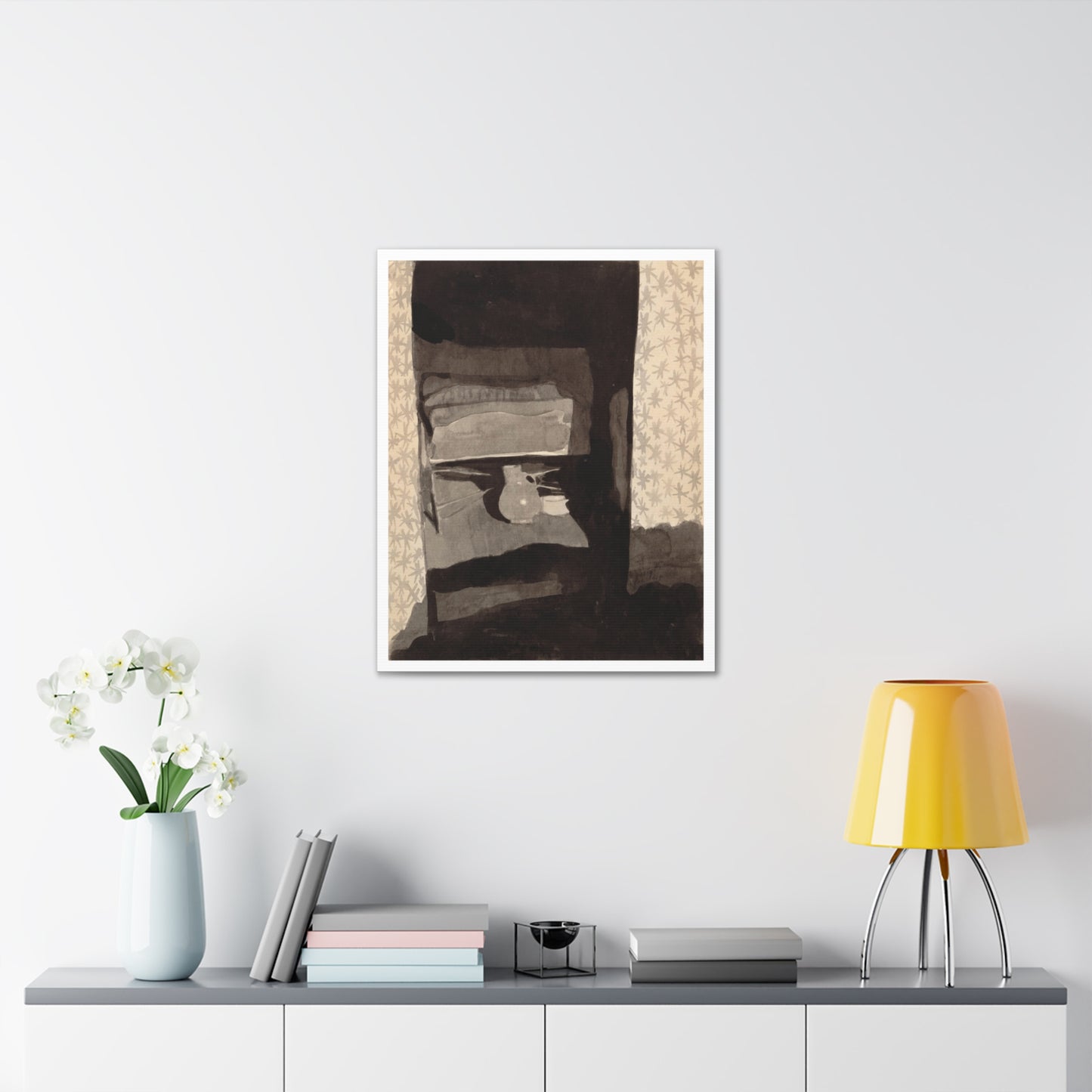 Glance Into a Bedroom (1908) by Paul Klee, Canvas Art Print from the Original