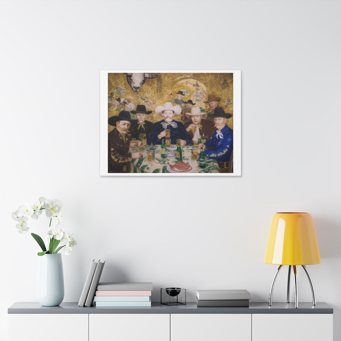 How the West Was Won VI 'Designed by AI' Canvas Art Print