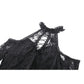 Dark in Love Gem Gothic Vine Lace-Tail Dress