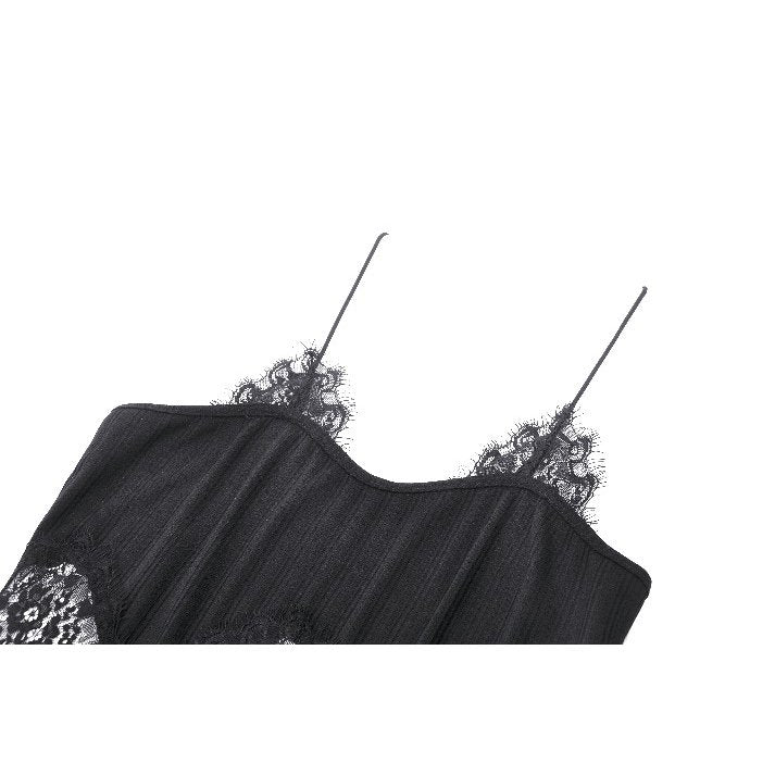 Dark in Love Eliza Gothic Black Camisole