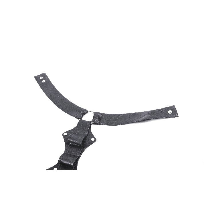 Dark in Love Kaia Skeleton Punk Leather Bow Tie