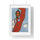 Flamenco Dancer Cartoon Art,  from the Original, Framed Print