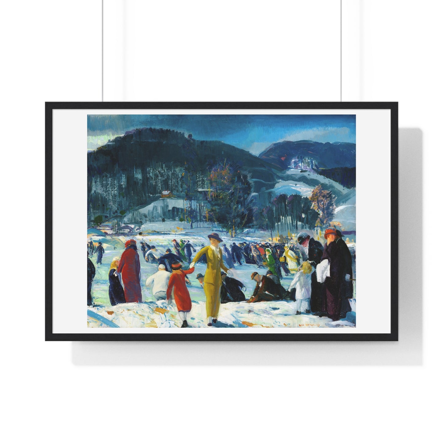Love of Winter (1914) by George Wesley Bellows, from the Original, Framed Art Print