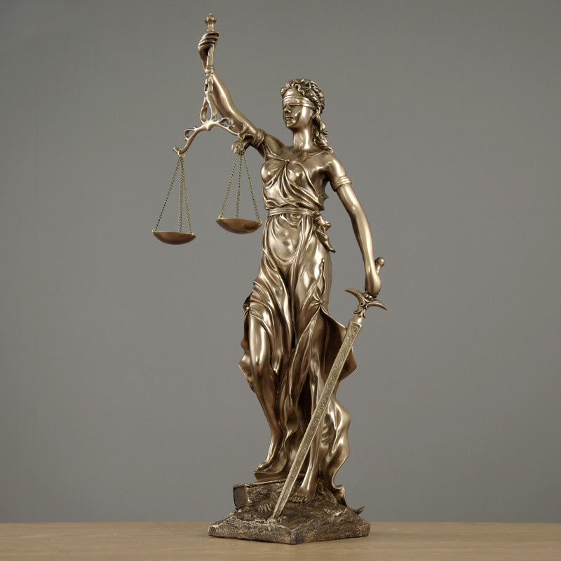 Scales of Justice, Lady Justice Sculpture Decoration