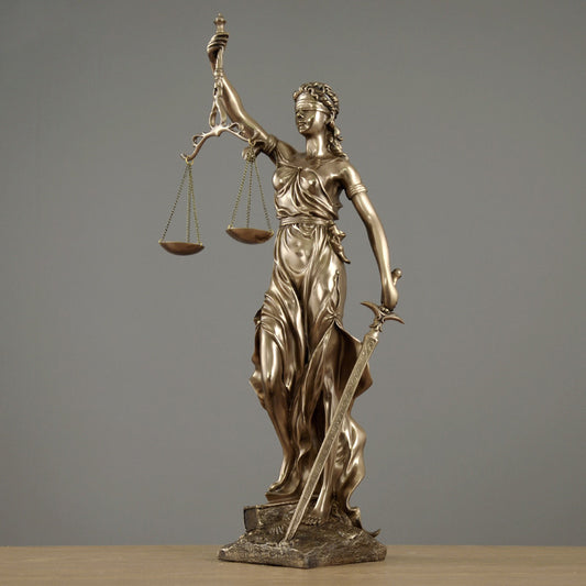 Scales of Justice, Lady Justice Sculpture Decoration