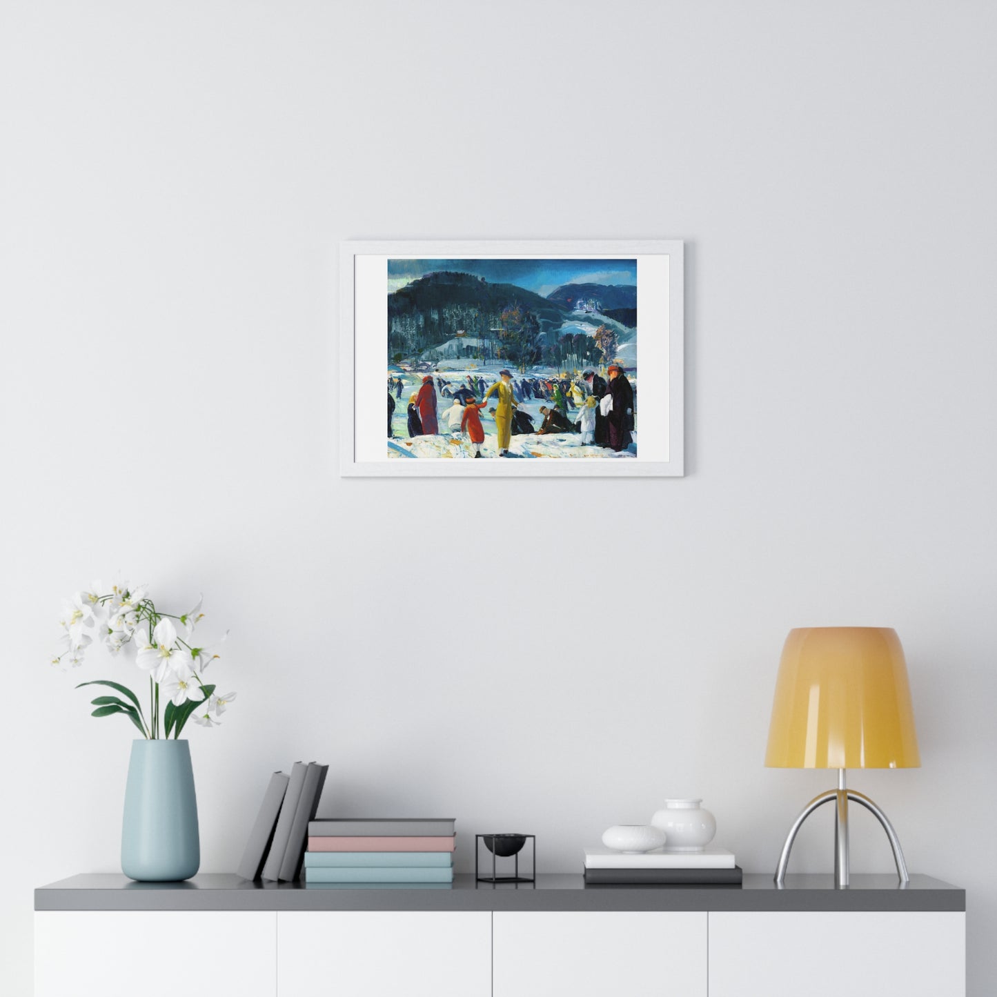 Love of Winter (1914) by George Wesley Bellows, from the Original, Framed Art Print