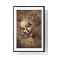 Head of a Woman 'La Scapigliata' (1506–1508) by Leonardo da Vinci, from the Original, Framed Art Print