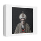 Scary Pope 'Designed by AI' Art Print on Canvas