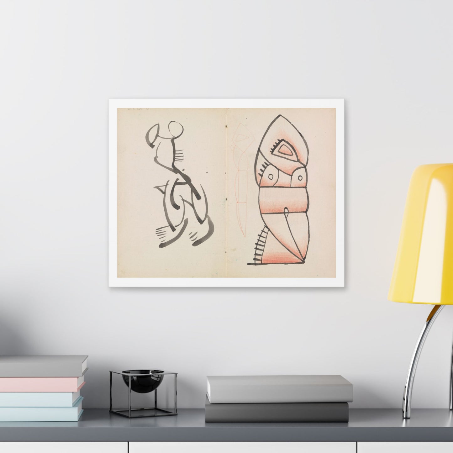 Study for a Figural Sculpture, Crouching Figure (1910-1915) by Henri Gaudier-Brzeska, from the Original, Canvas Art Print