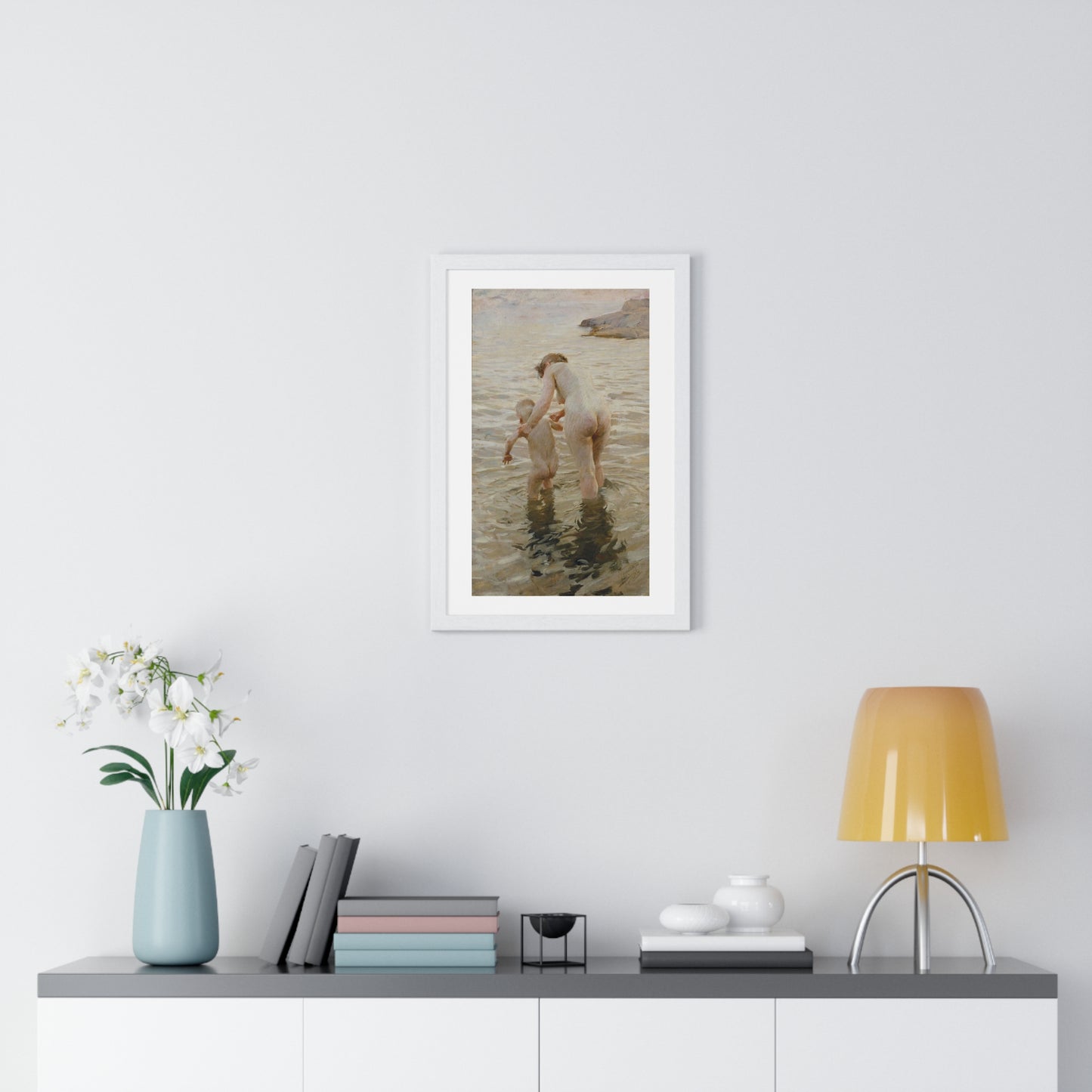 The First Time (1888) by Anders Zorn, from the Original, Framed Art Print