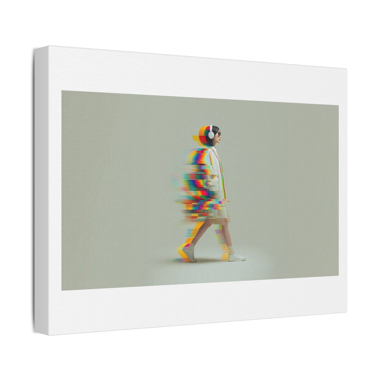 There's a Difference Between Knowing the Path and Walking the Path 'Designed by AI' Art Print on Canvas